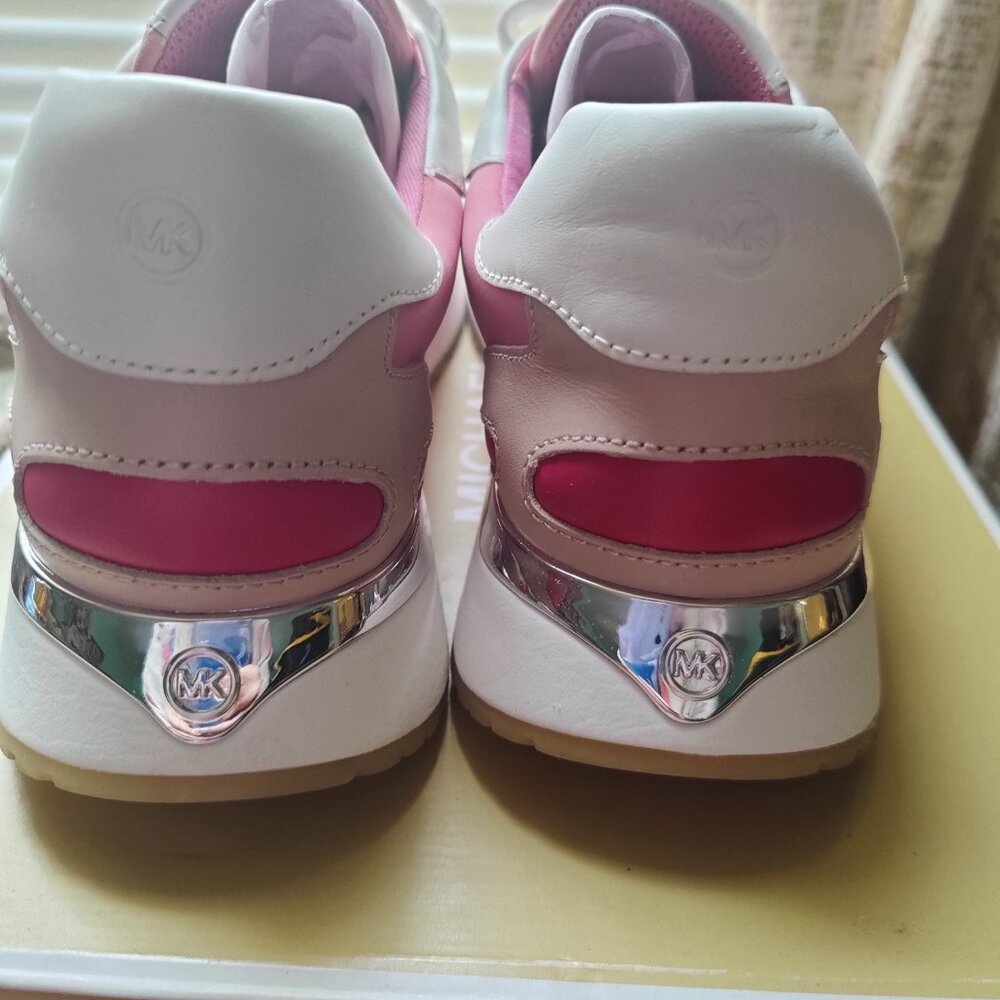 Michael Kors Monroe Trainers Leather pink - Picture 6 of 7